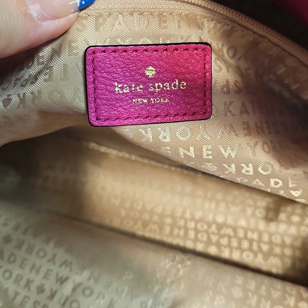 Kate Spade Hot Pink Leather Handbag